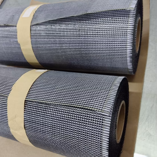 Tecido de fibra de carbono de fábrica na China 1K 140GSM 10,5X10,5 Rolo de pano de fibra de carbono de sarja simples para tecido de venda